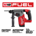 1" SDS+ M18 FUEL BRUSHLESS ROTARY HAMMER