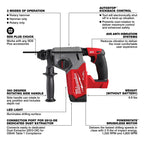 1" SDS+ M18 FUEL BRUSHLESS ROTARY HAMMER