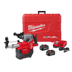 ENSEMBLE MARTEAU ROTATIF 1'' SDS+ M18 FUEL HAMMERVAC (XC6.0)