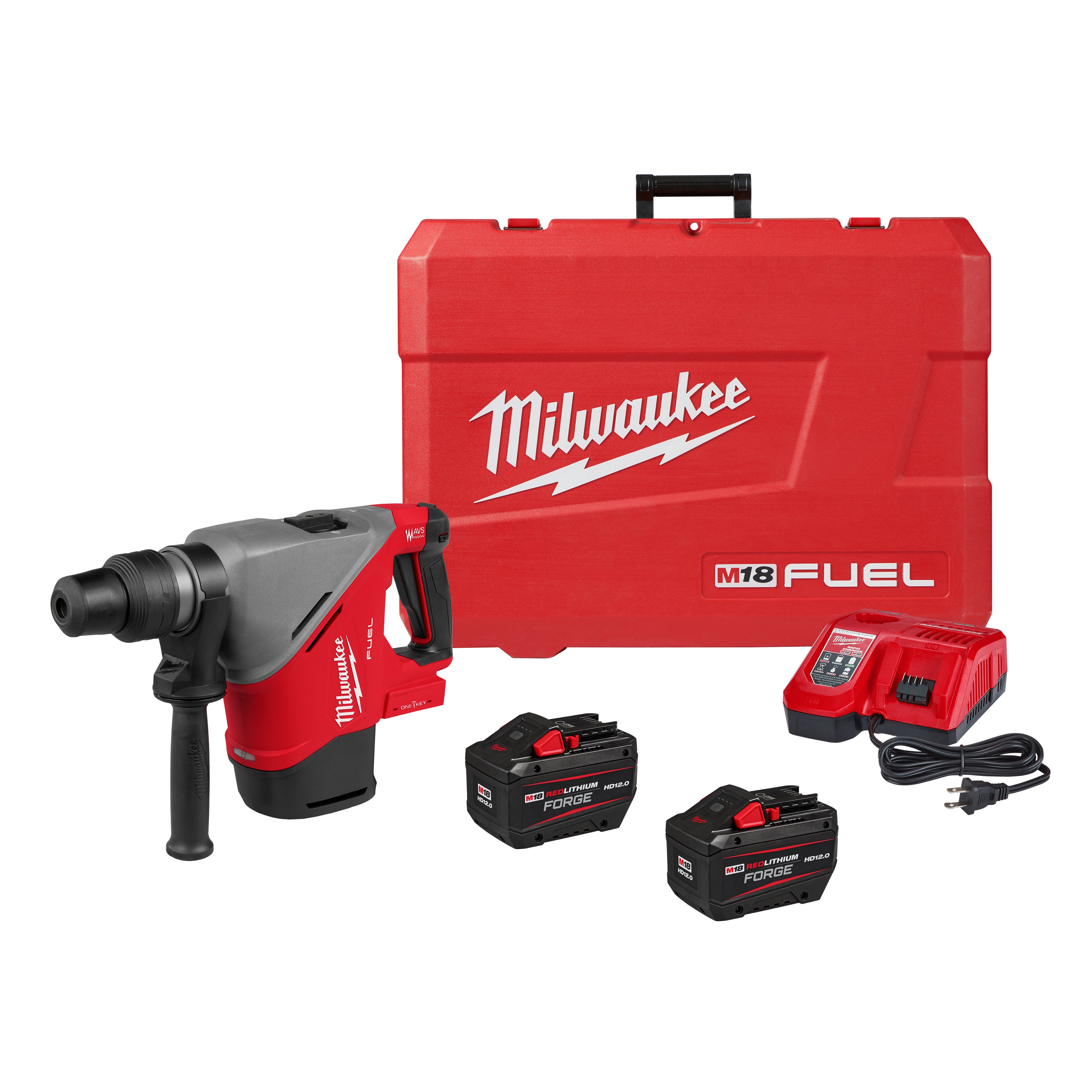 ENSEMBLE MARTEAU ROTATIF 1-9/16'' SDS MAX M18 FUEL (HD12.0)