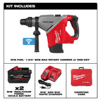 ENSEMBLE MARTEAU ROTATIF 1-3/4'' SDS MAX M18 FUEL (HD12.0)