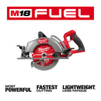 SCIE CIRCULAIRE 7-1/4'' À POIGNÉE ARRIÈRE M18 FUEL BRUSHLESS