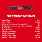 M18 FUEL BRUSHLESS DIE GRINDER