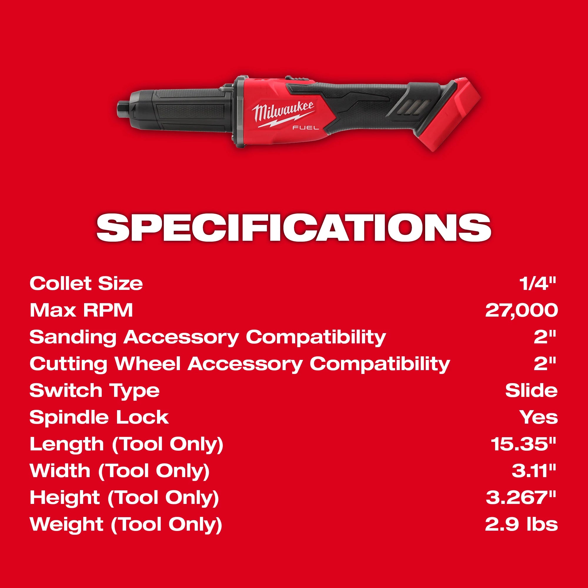 M18 FUEL BRUSHLESS DIE GRINDER