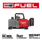 M18 FUEL 5CFM VACUUM PUMP KIT (XC8.0)