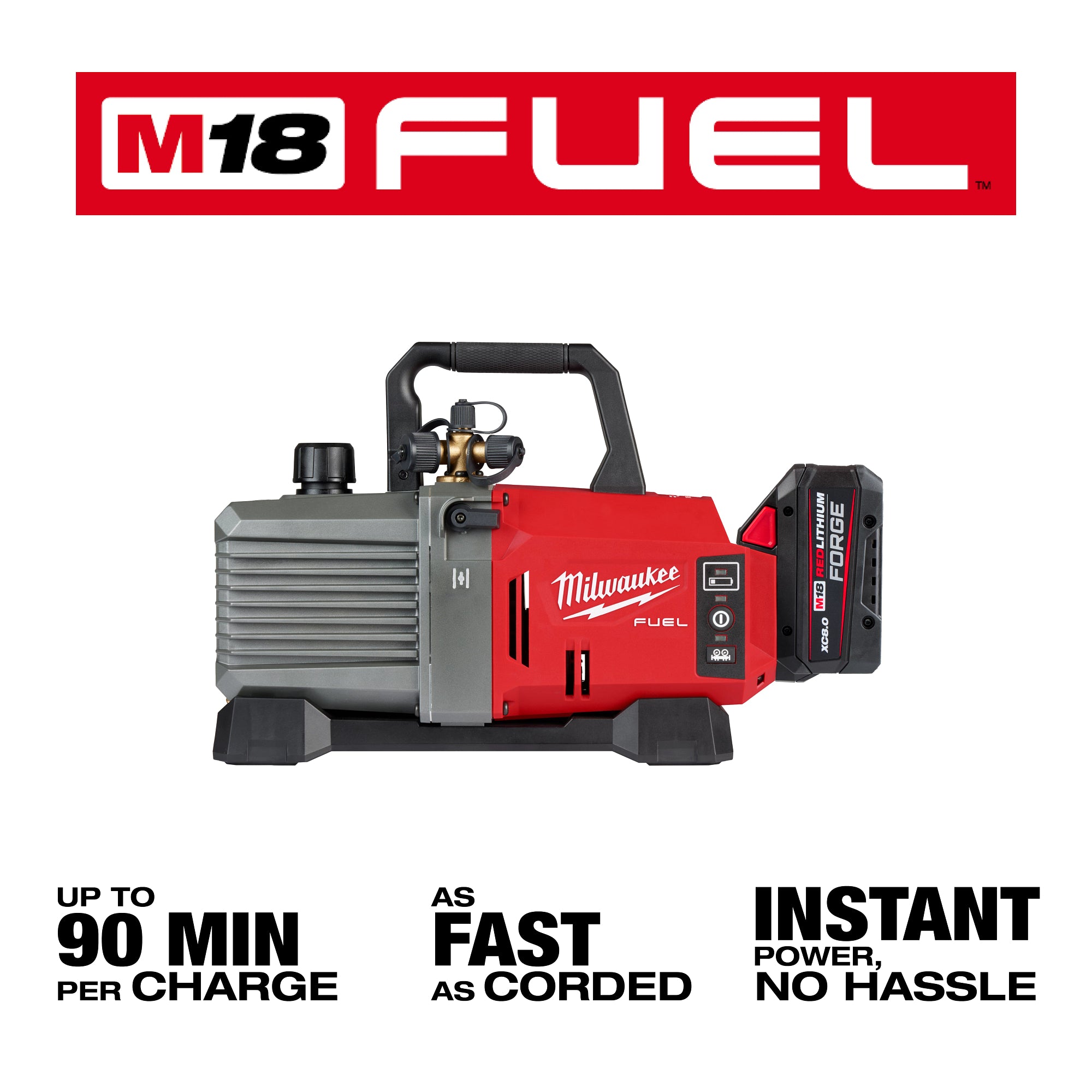 ENSEMBLE DE POMPE À VIDE 5CFM M18 FUEL (XC8.0)