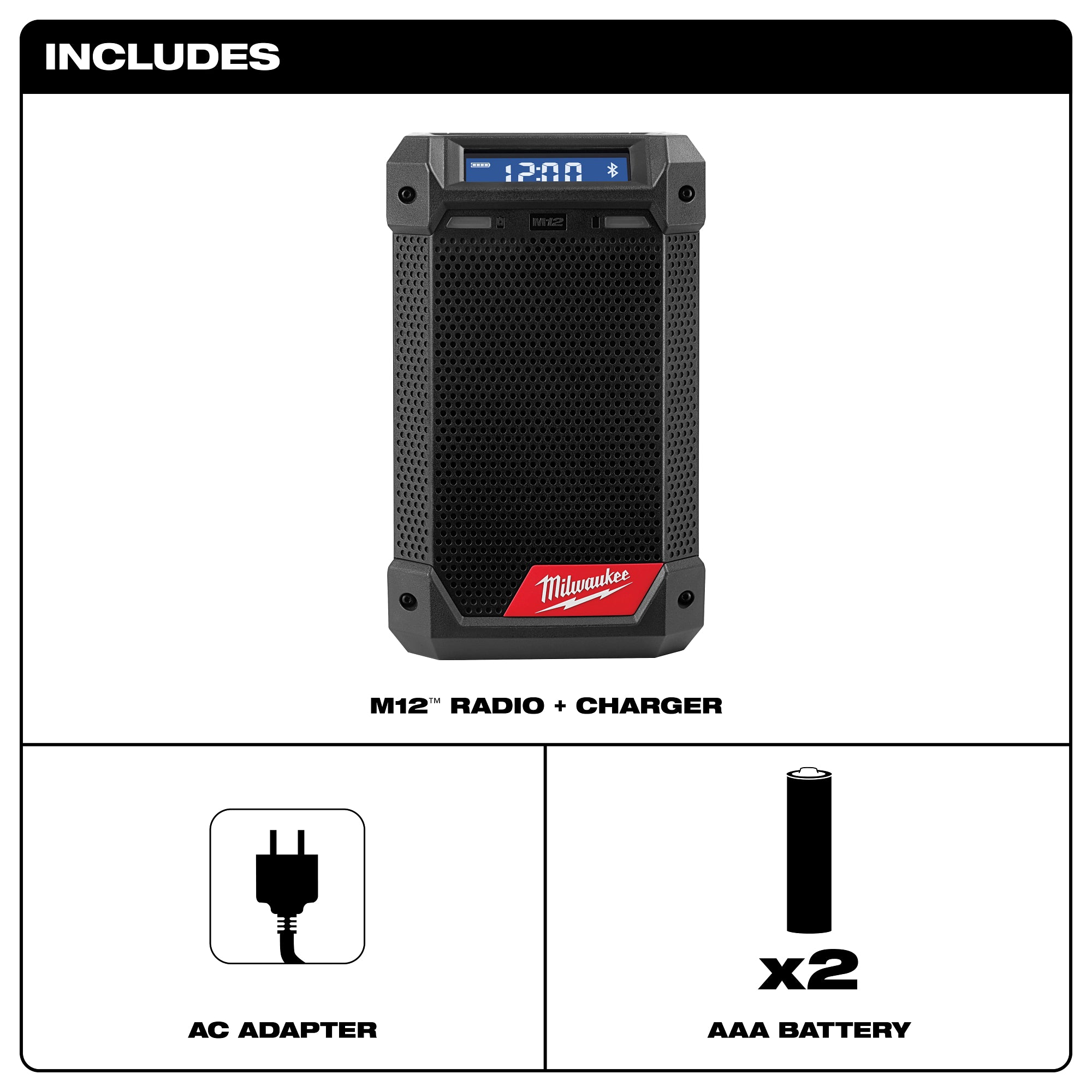 RADIO BLUETOOTH & CHARGEUR M12