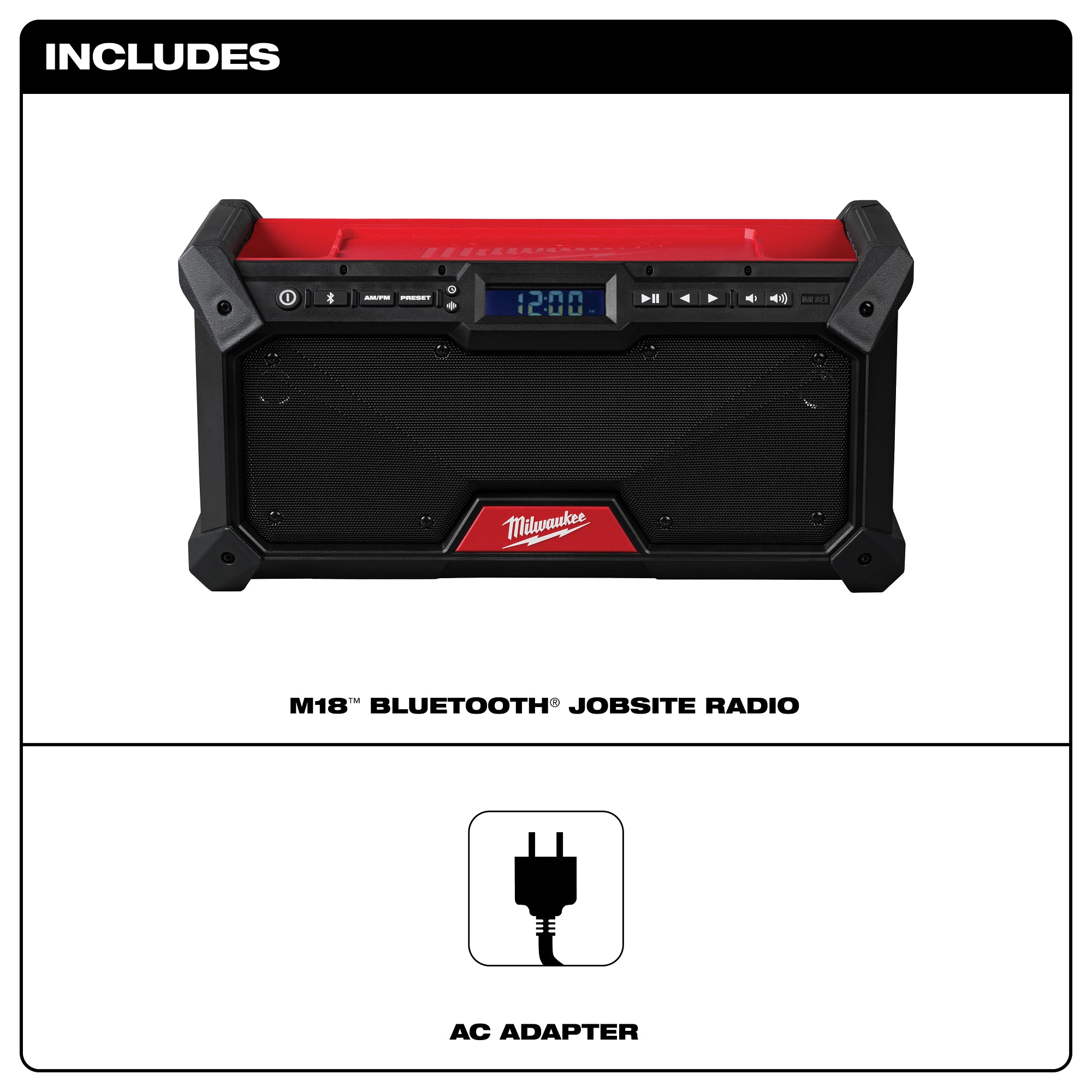 RADIO DE CHANTIER M18 BLUETOOTH
