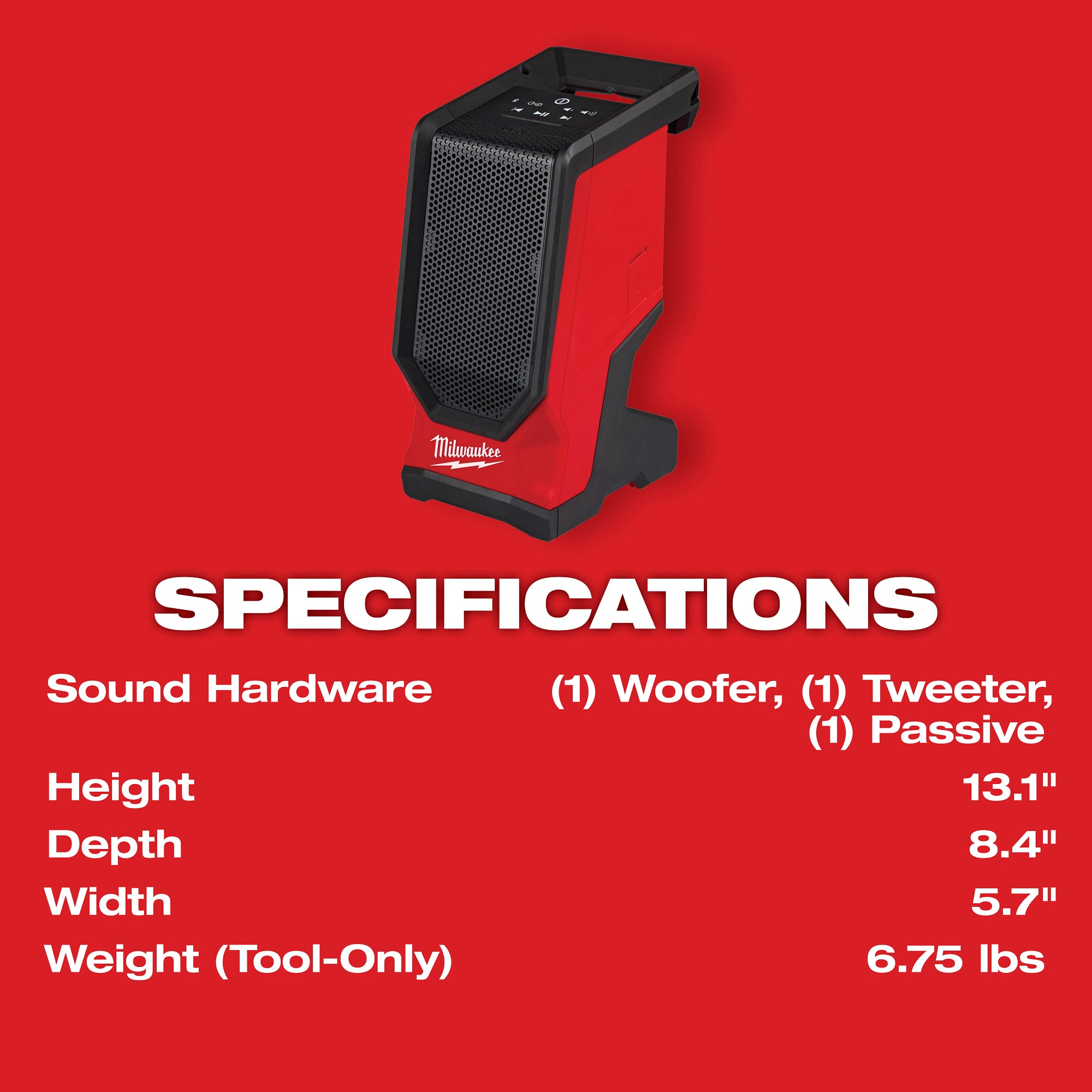 HAUT-PARLEUR DE CHANTIER M18 BLUETOOTH