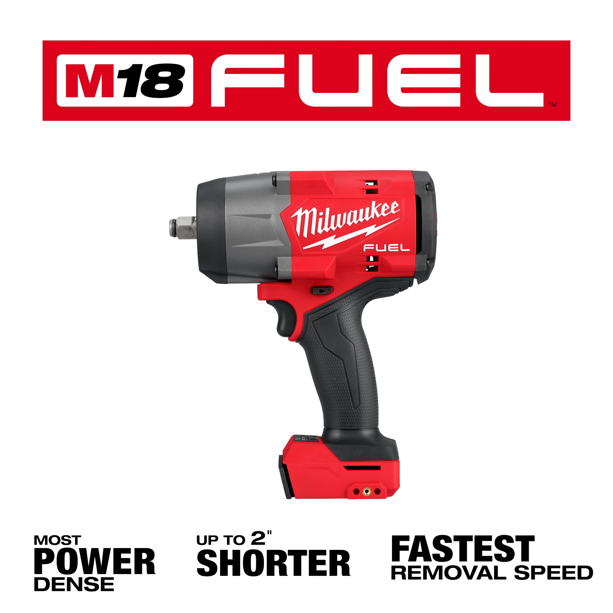 CLÉS À CHOCS COUPLE ÉLEVÉ 1/2'' M18 FUEL BRUSHLESS (ANNEAU)