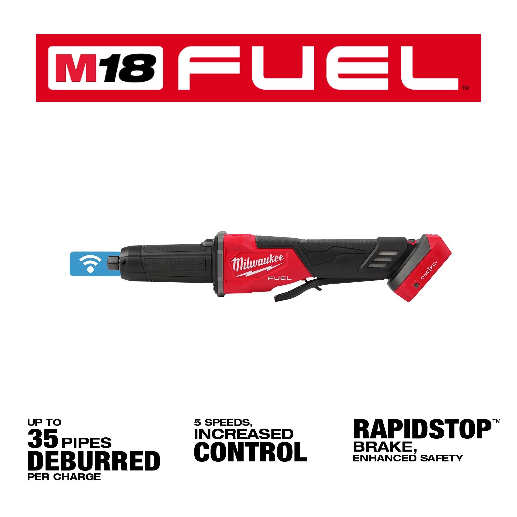DIE GRINGER VITESSE VARIALBE À PALETTE M18 FUEL BRUSHLESS