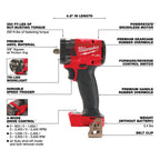 M18 FUEL GRINDER & 3/8'' IMPACT WRENCH KIT (XC5.0)