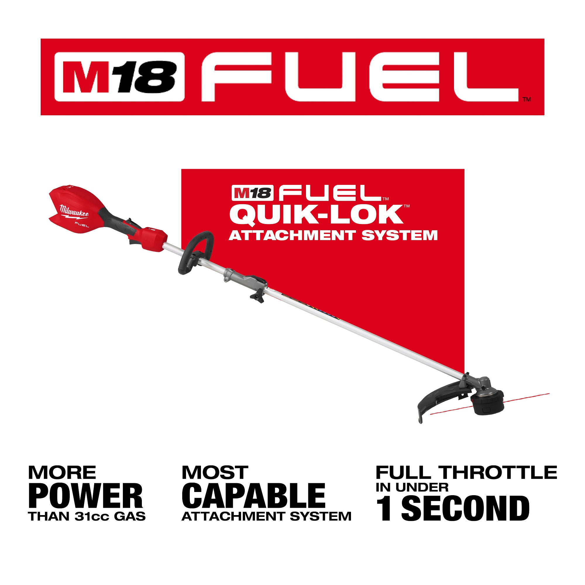 COUPE-BORDURE FORGE QUIK-LOK M18 FUEL