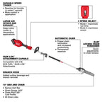 ENSEMBLE SCIE À CHÂINE 10'' FORGE QUIK-LOK M18 FUEL (XC8.0)