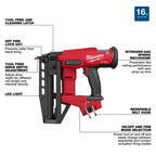 M18 FUEL 16 GA. STRAIGHT FINISH NAILER 1'' TO 2-1/2''