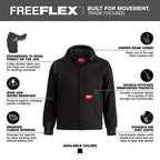 MANTEAU DE TRAVAIL SOFTSHELL (NOIR - XLARGE)