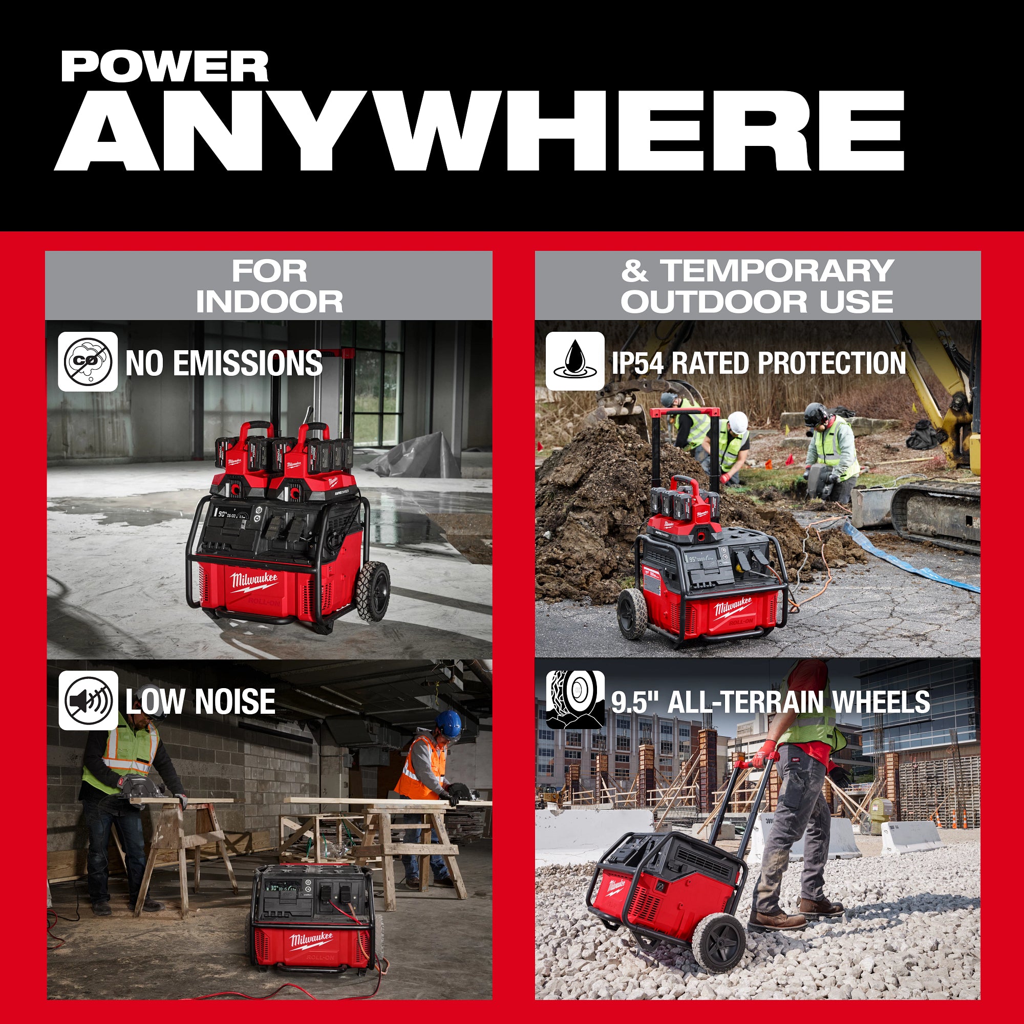 SOURCE DE COURANT 7200W/3600W 2.5KWH ROLL-ON™