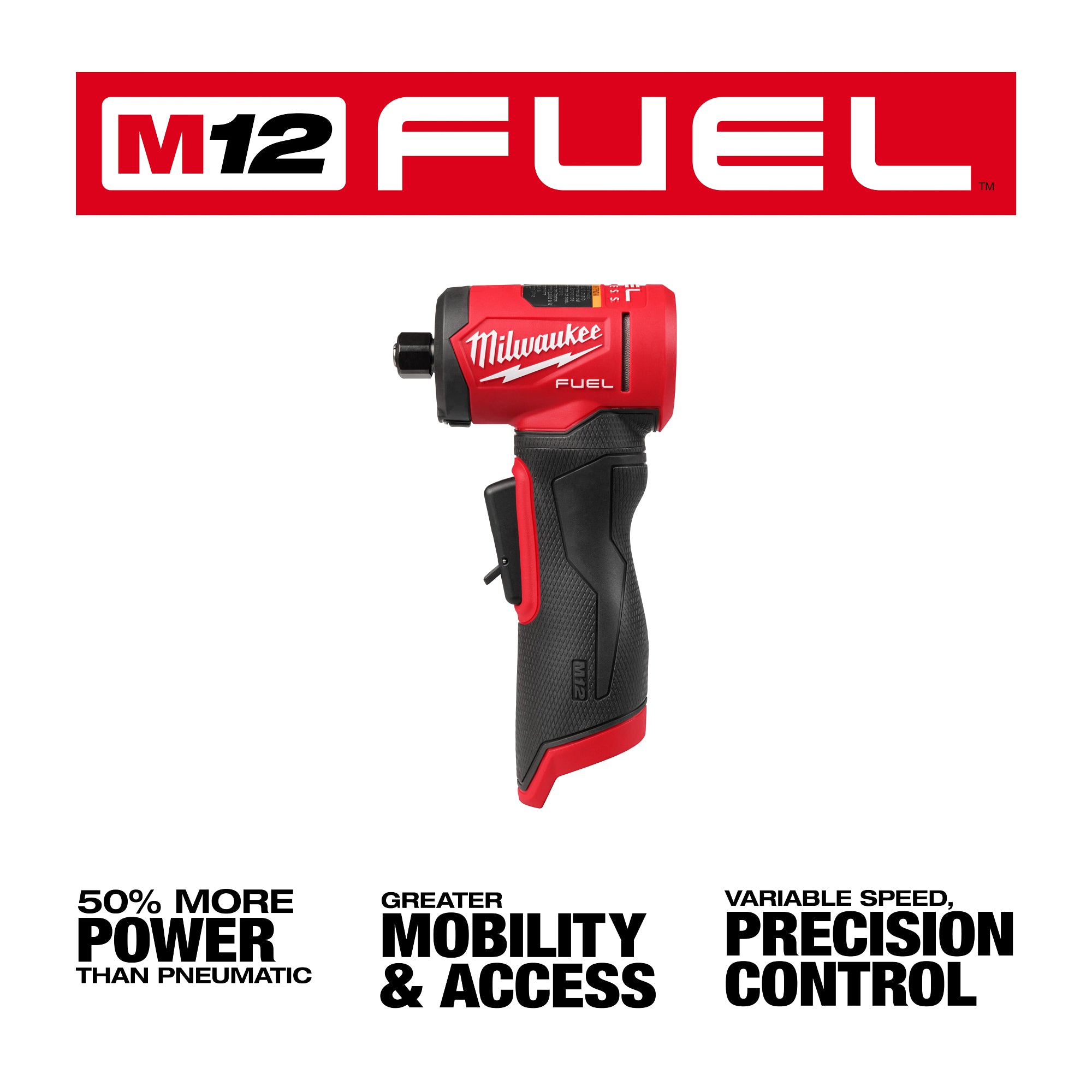 DIE GRINDER DROIT 1/4'' M12 FUEL BRUSHLESS