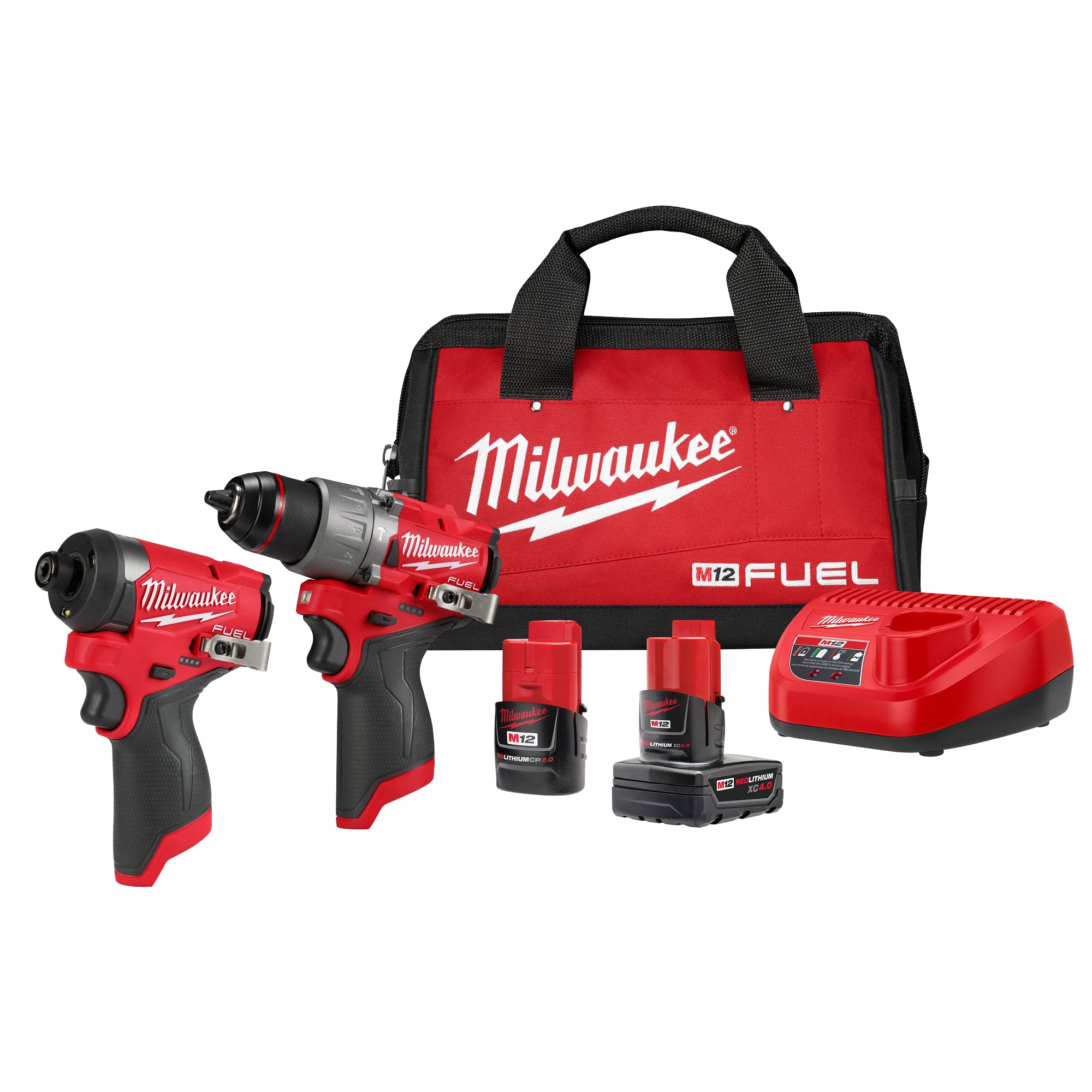ENSEMBLE TOURNEVIS À CHOCS & PERCEUSE M12 FUEL (XC4.0)