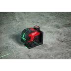 ENSEMBLE NIVEAU LASER À FAISCEAU VERT ET 4 POINTS M12