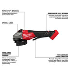 M18 FUEL 4-1/2"-6" ANGLE GRINDER PADDLE SWITCH