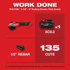 M18 FUEL 4-1/2" / 6" SLIDING ANGLE GRINDER