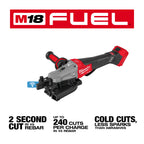 COUPE-BARRE D'ARMATURE 1-1/4'' M18 FUEL BRUSHLESS