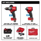 M18 FUEL ONE-KEY 5.0AH IMPACT DRIVER & DRILL DRIVER KIT