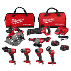 M18 FUEL BRUSHLESS 7-TOOL COMBO KIT (XC5.0)