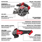 M18 FUEL BRUSHLESS 7-TOOL COMBO KIT (XC5.0)