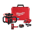 ENSEMBLE NIVEAU LASER ROTATIF ROUGE M18 (RÉCEPTEUR)