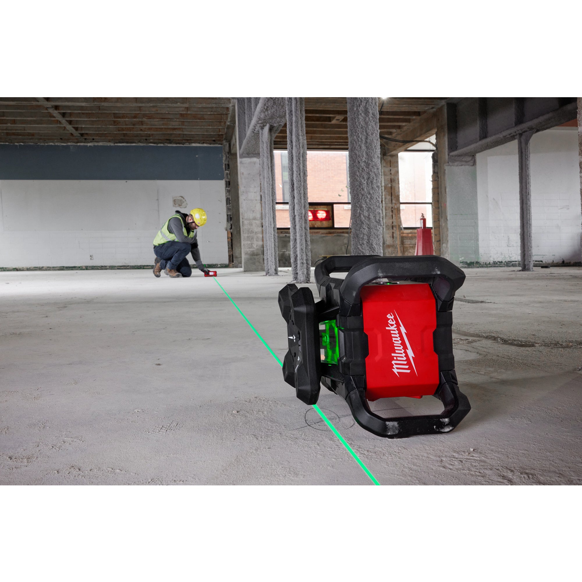 ENSEMBLE NIVEAU LASER ROTATIF VERT M18 (RÉCEPTEUR & SUPPORT)