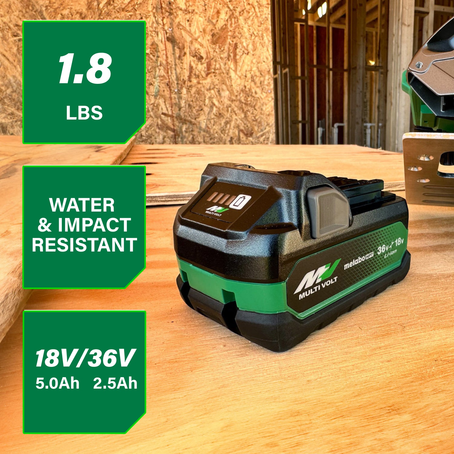 BATTERIE 36V 2.5AH / 18V 5.0AH LITHIUM-ION