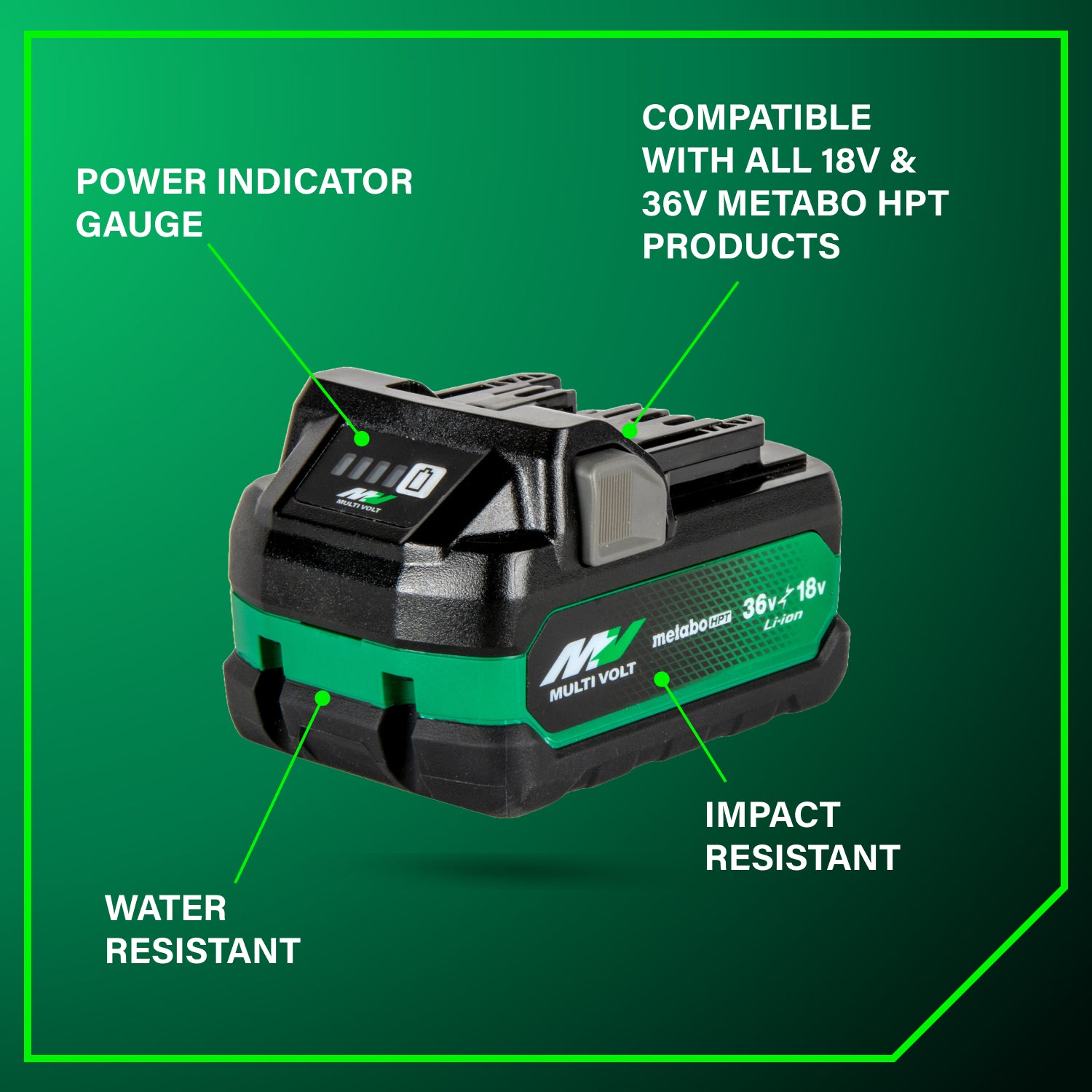 BATTERIE 36V 2.5AH / 18V 5.0AH LITHIUM-ION