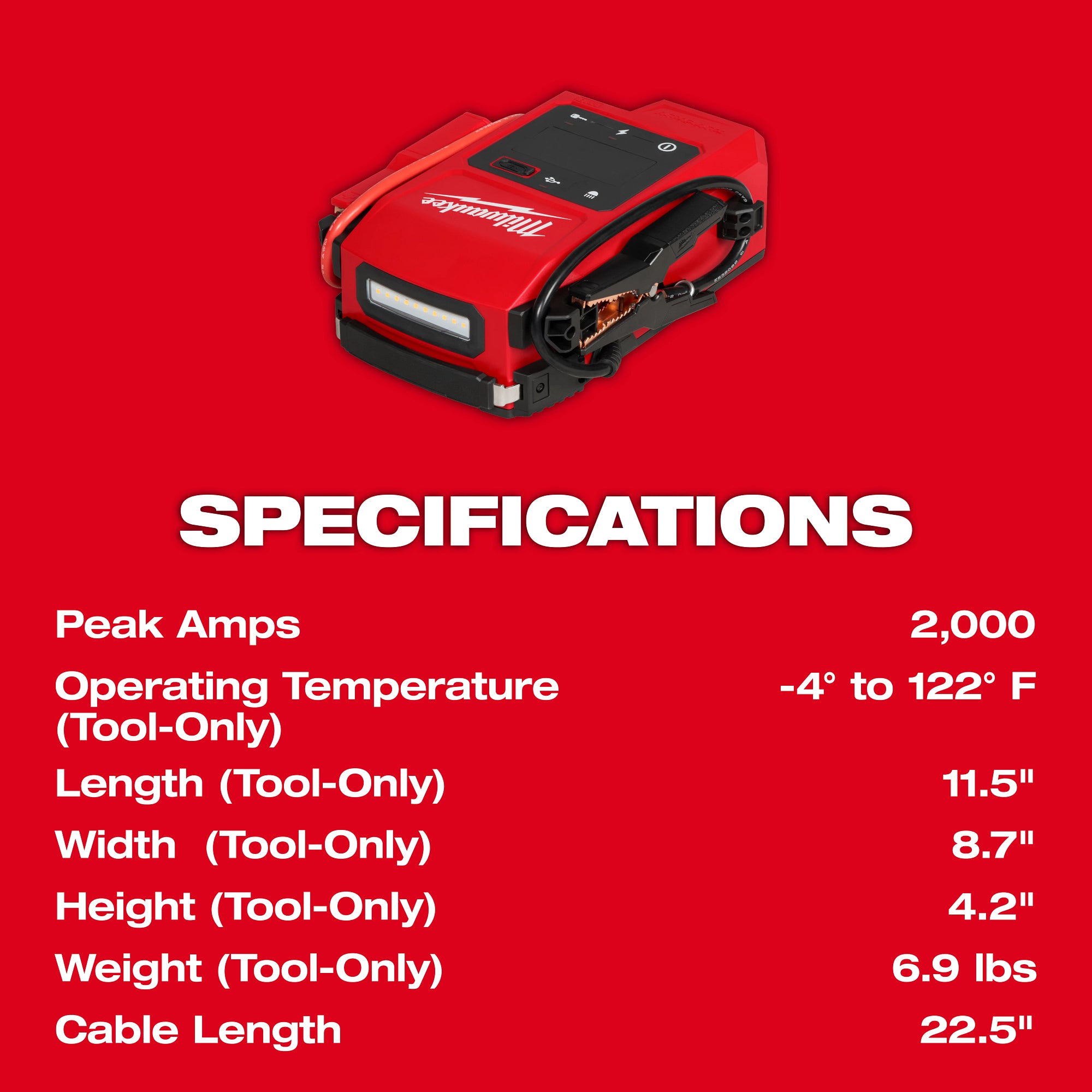 DÉMARREUR DE SECOURS - JUMP STARTER M18