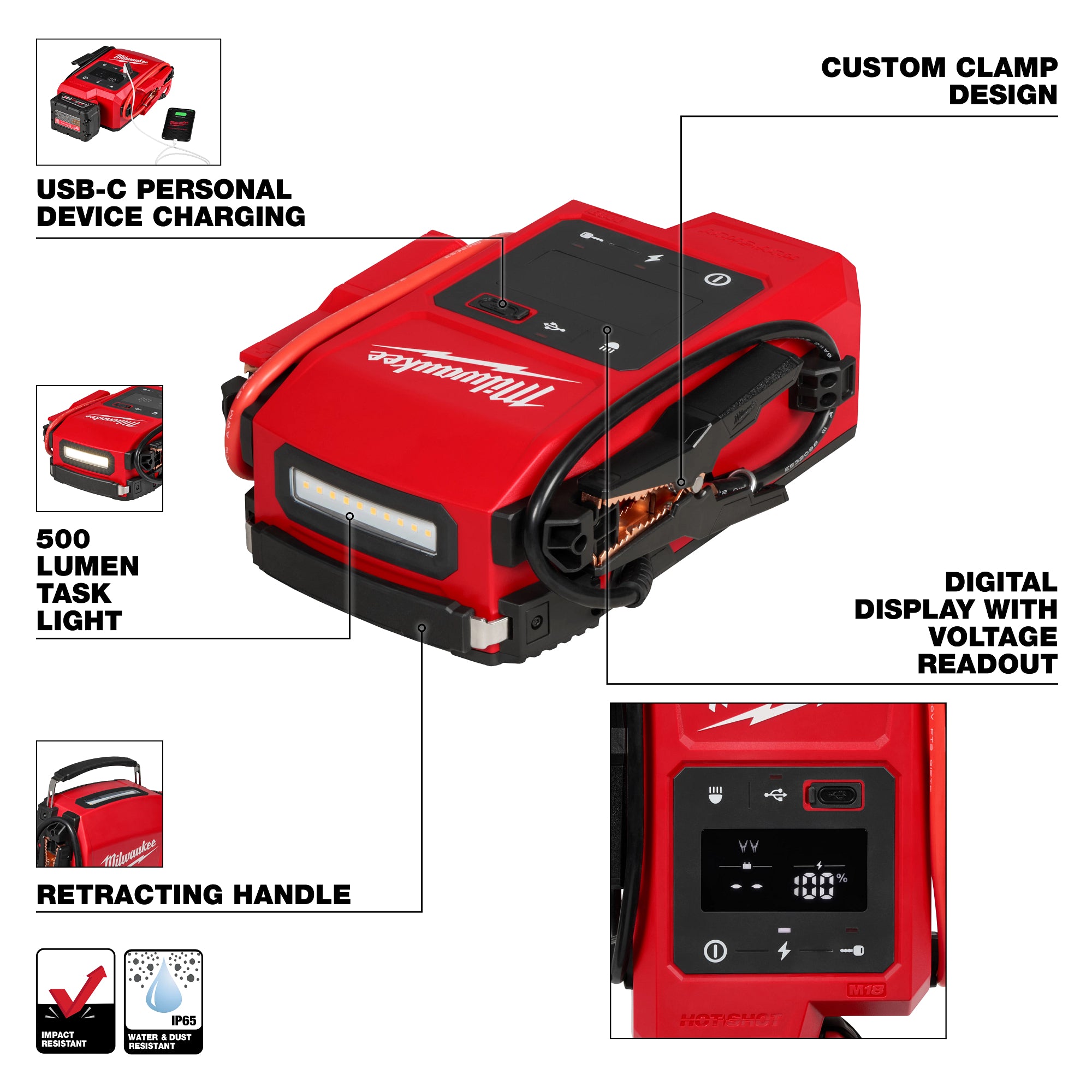 DÉMARREUR DE SECOURS - JUMP STARTER M18