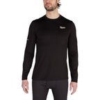 CHANDAIL MANCHE LONGUE - COUCHE DE BASE (NOIR - XLARGE)