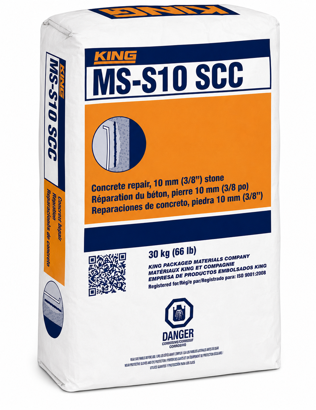BÉTON AUTOPLAÇANT HAUTE PERFORMANCE MS-S10 SCC (30KG)