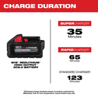 BATTERIE 6.0AH M18 REDLITHIUM HIGH OUTPUT XC6.0