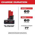 BATTERIE 4.0AH M12 REDLITHIUM XC4.0