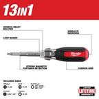 TOURNEVIS MULTI-EMBOUTS MAGNÉTIQUES 13-EN-1
