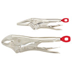 LOCKING PLIERS SET 6" LONG NOSE & 10" CURVED JAW