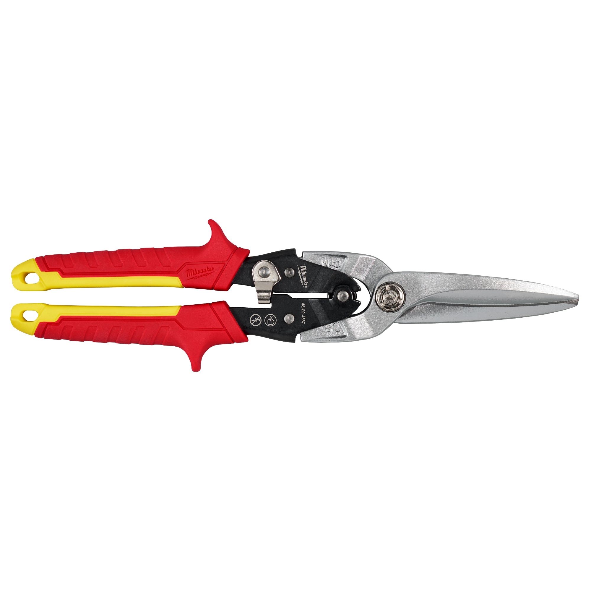 CISAILLE AVIATION LONGUE COUPE DROITE ( JAUNE )