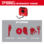 CROCHET DROIT SIMPLE 4'' PACKOUT