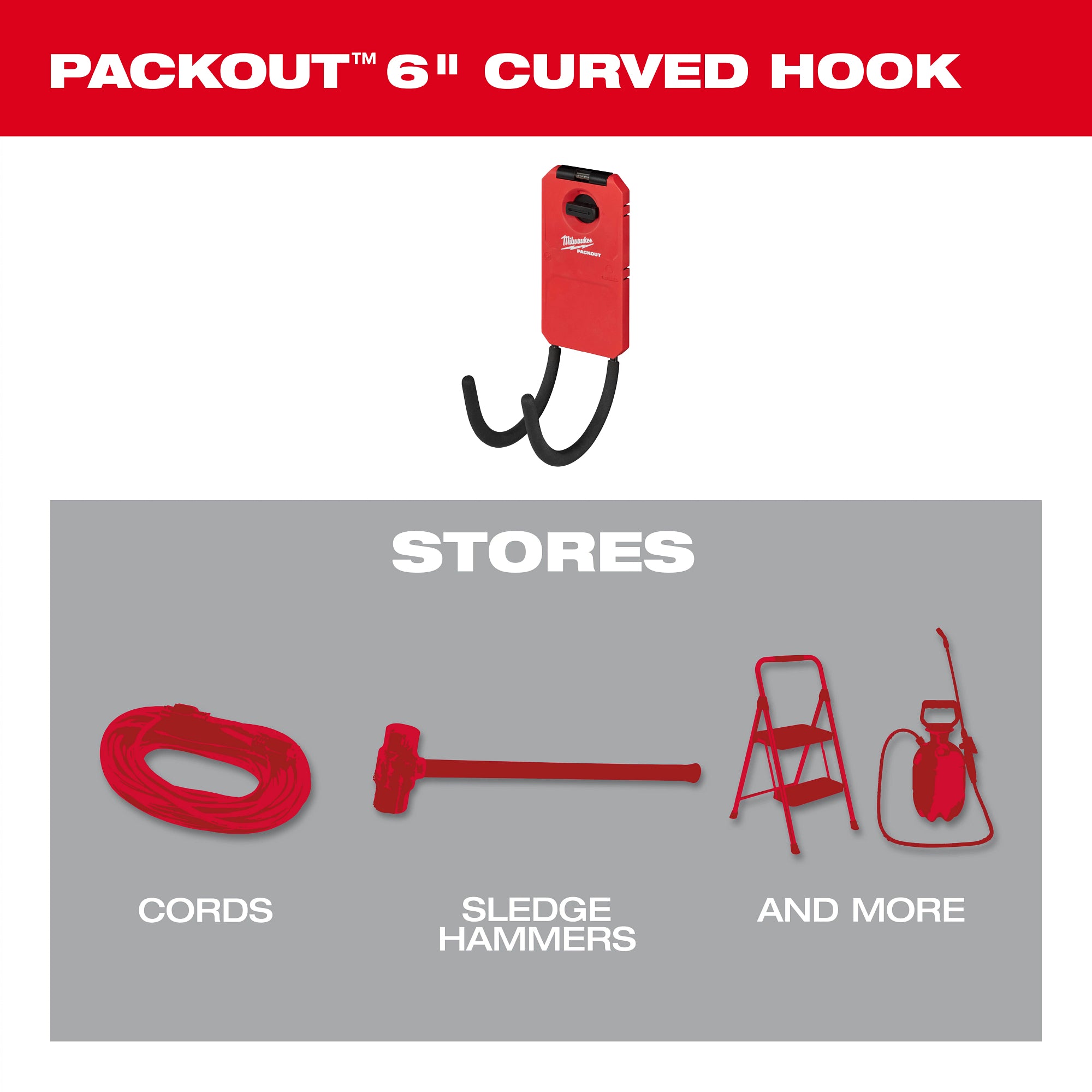 CROCHET COURBÉ 6'' PACKOUT