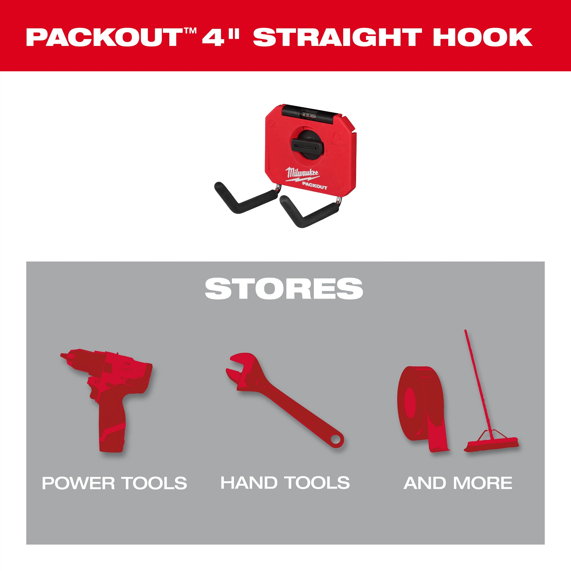CROCHET DROIT 4'' PACKOUT