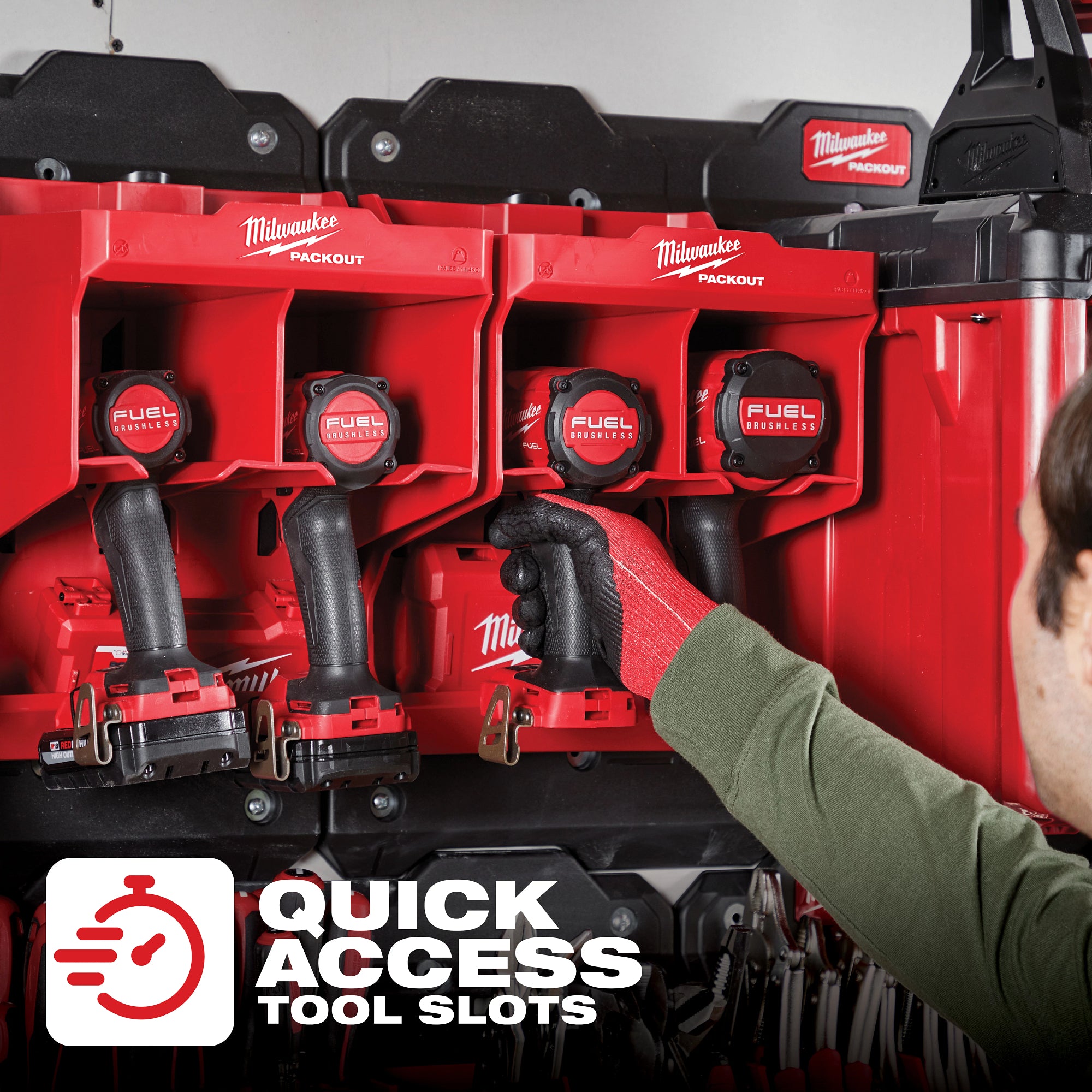 SUPPORT D'OUTILS IMPACTS & VISSEUSES PACKOUT