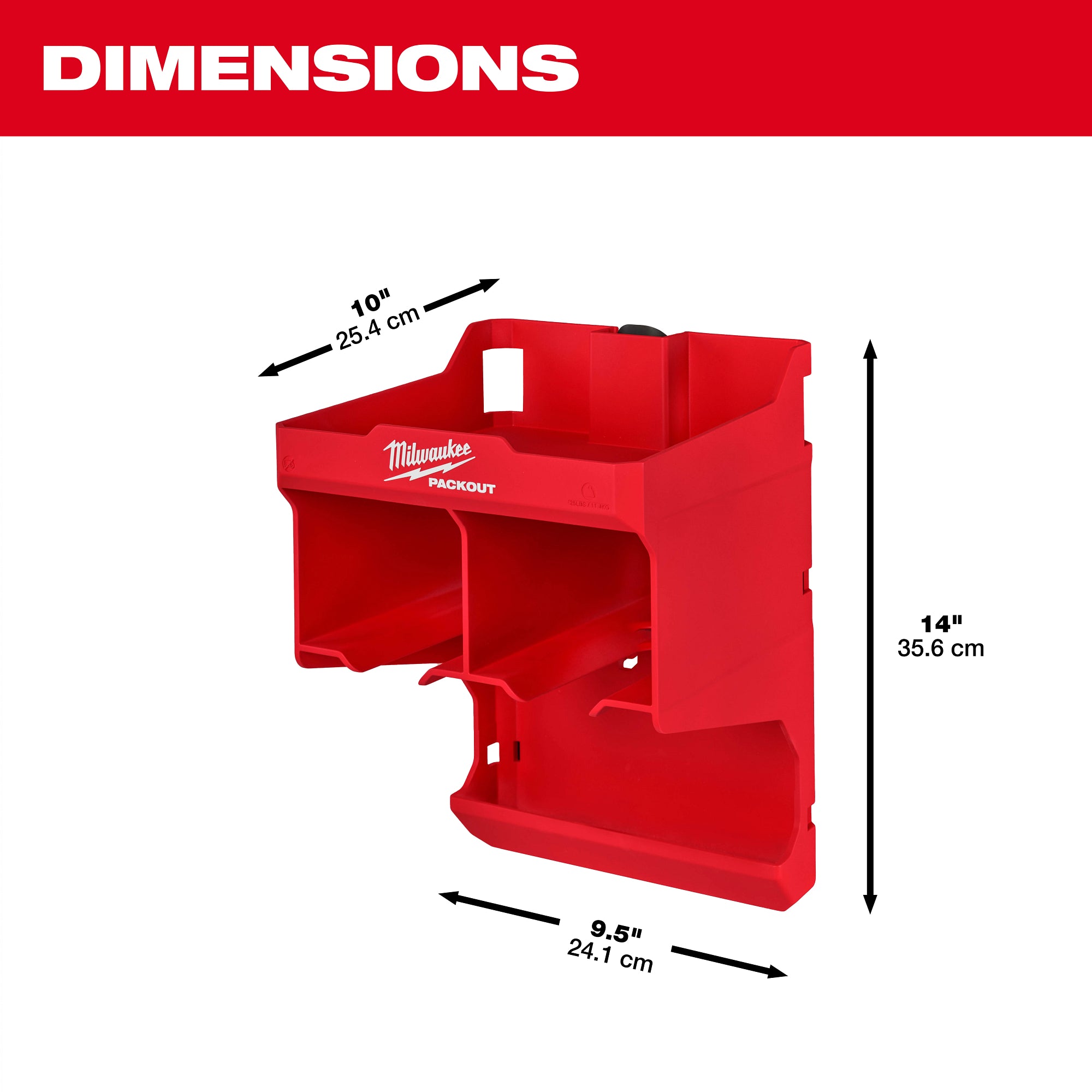 SUPPORT D'OUTILS IMPACTS & VISSEUSES PACKOUT