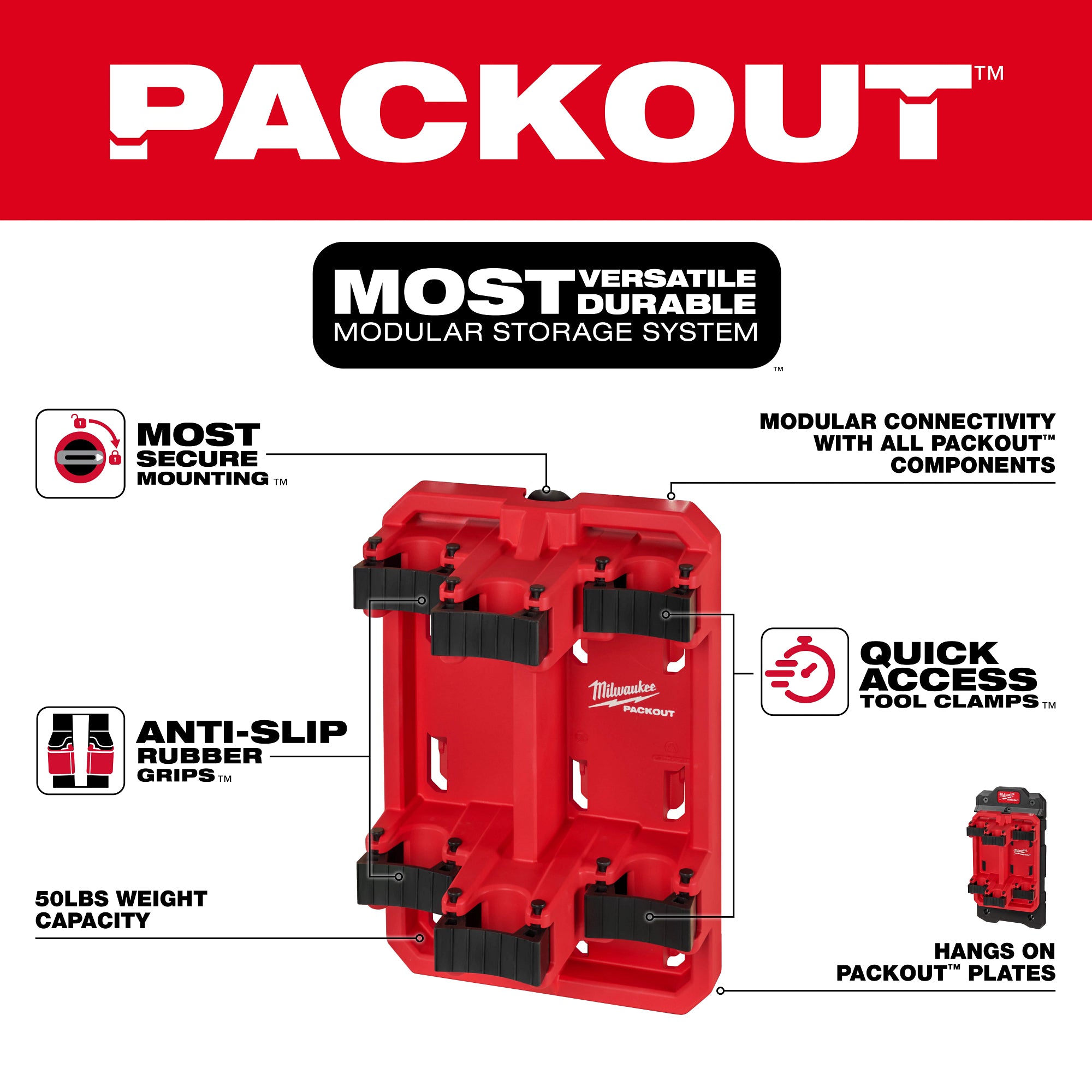 PORTE-OUTILS À LONG MANCHE PACKOUT
