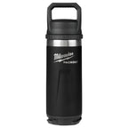 PACKOUT 18oz Black Insulated Bottle